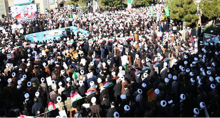 مراسم نهم دی ماه